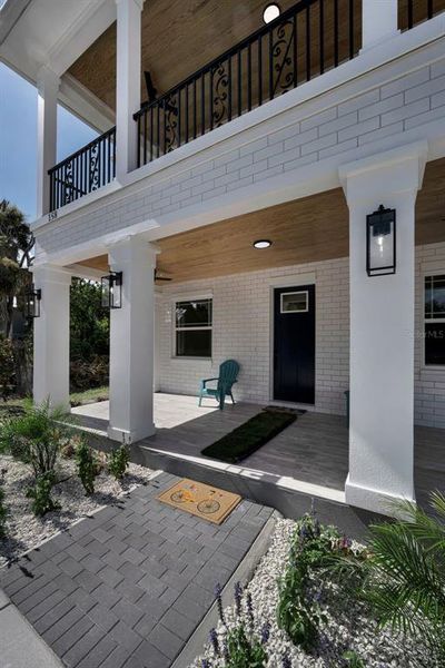 Exterior details and patio area of a home in , Tarpon Springs (Image 24). Exterior details and patio area of a home in , Tarpon Springs (Image 24).