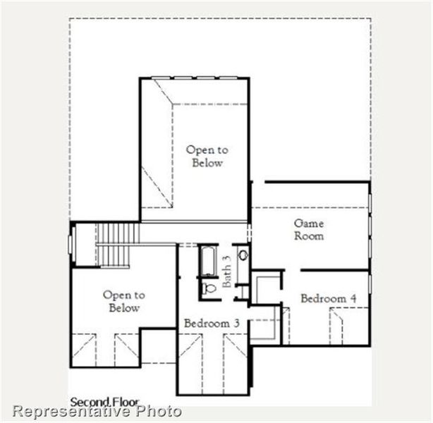 Bevil Oaks Second Floor Plan