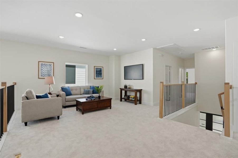 Furnished interior view inside a new home in , Dallas (Image 14).