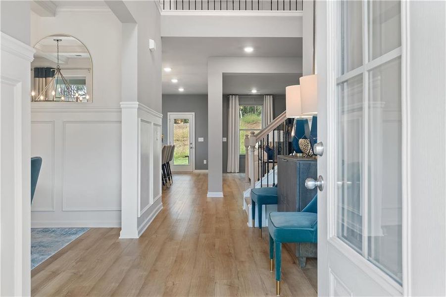 Furnished interior view inside a new home in Riverbend Overlook, Fayetteville (Image 27).