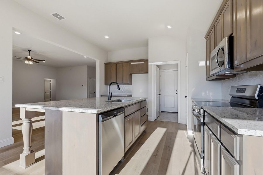 Representative furnished interior of a home built from the McKinley I by Cheldan Homes in Terra Vista Estates, Springtown (Image 35).