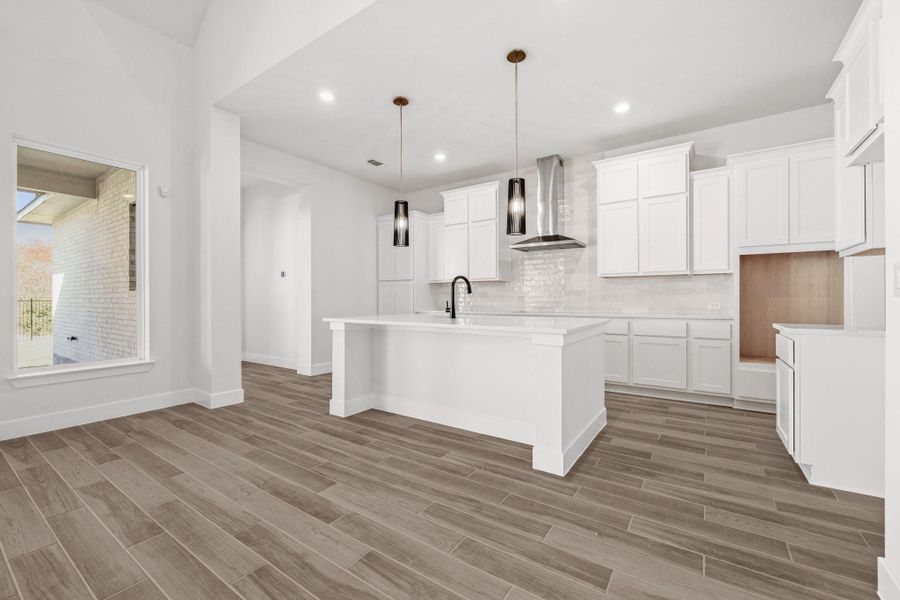 Furnished interior view inside a new home in Santa Rita Ranch, Liberty Hill (Image 6).