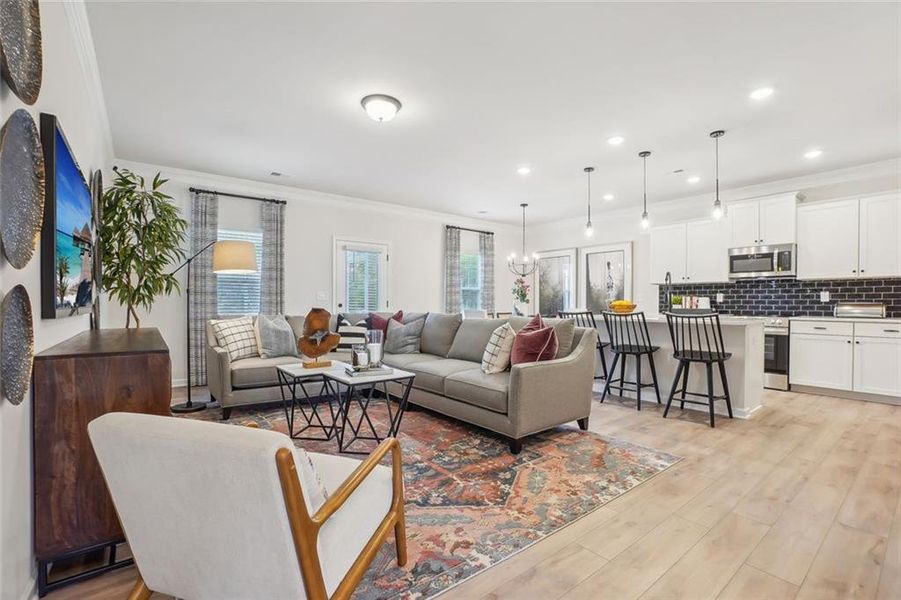 Furnished interior view inside a new home in Southbend, Rome (Image 7).