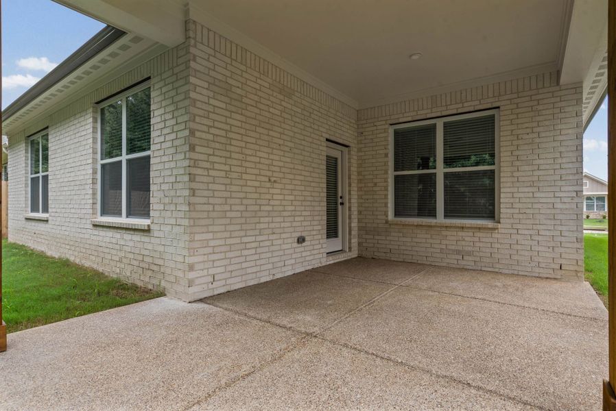Exterior details and patio area of a home in Amherst, Cordova (Image 3). Exterior details and patio area of a home in Amherst, Cordova (Image 3).