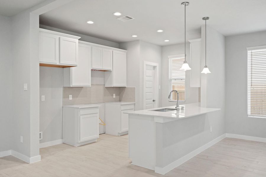 Furnished interior view inside a new home in Grand Oaks Village, Houston (Image 7). Furnished interior view inside a new home in Grand Oaks Village, Houston (Image 7).