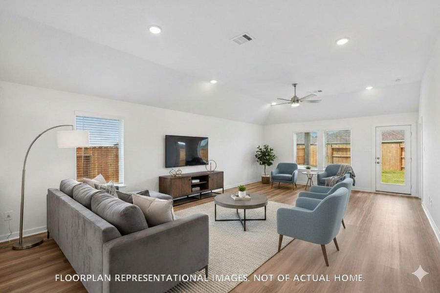 Furnished interior view inside a new home in Hallimore Ranch, Rosenberg (Image 10). Furnished interior view inside a new home in Hallimore Ranch, Rosenberg (Image 10).