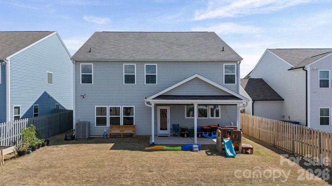 Exterior details and patio area of a home in , Statesville (Image 24).