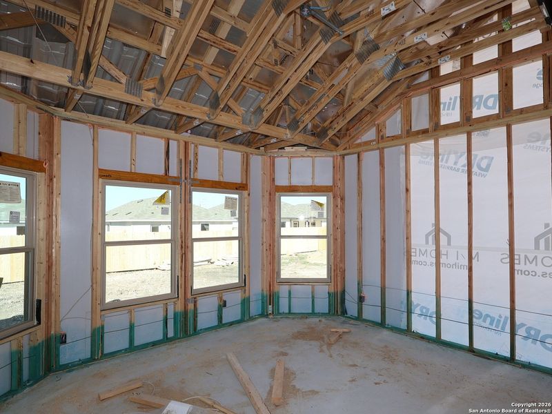 In-progress construction of a new home in Meadows at Clear Springs, New Braunfels, TX (Image 33).