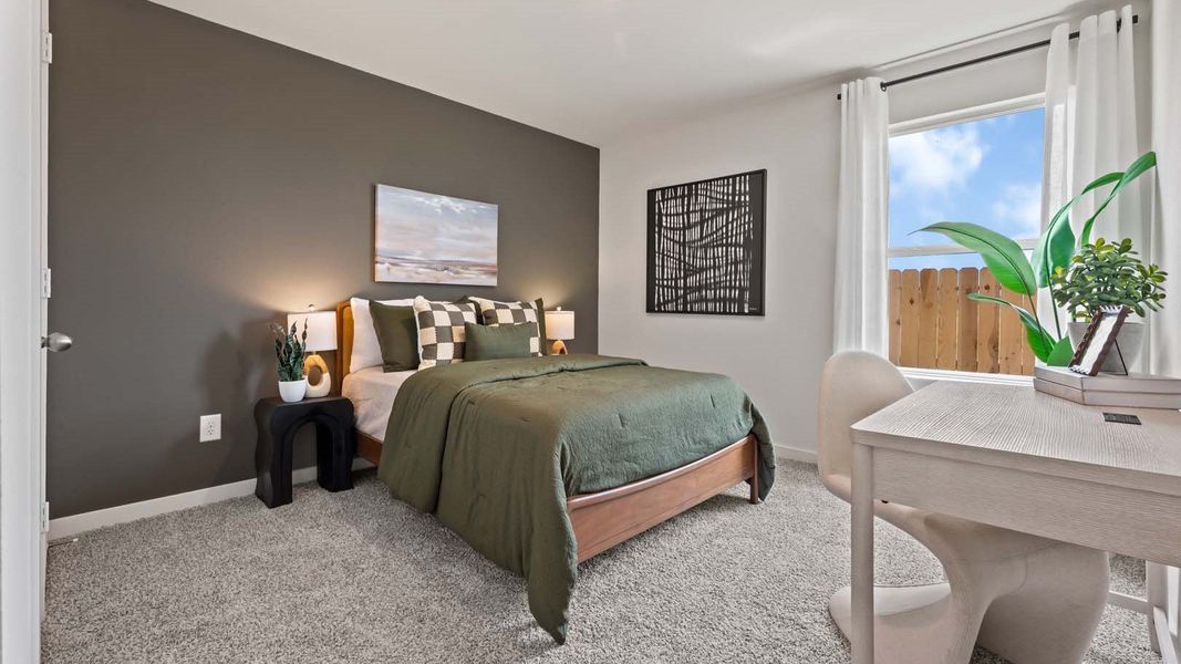 Furnished interior view inside a new home in Evergreen, Rosenberg (Image 22).