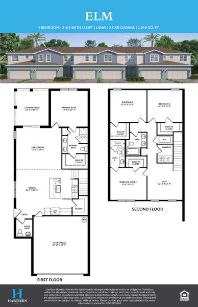 Elm with Primary Bedroom downstairs