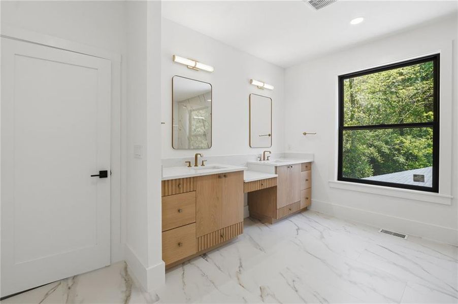 Furnished interior view inside a new home in , Roswell (Image 38).