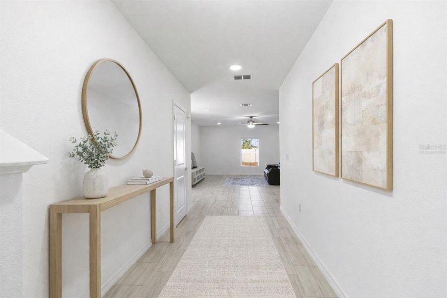 Furnished interior view inside a new home in Two Rivers, Zephyrhills (Image 10).