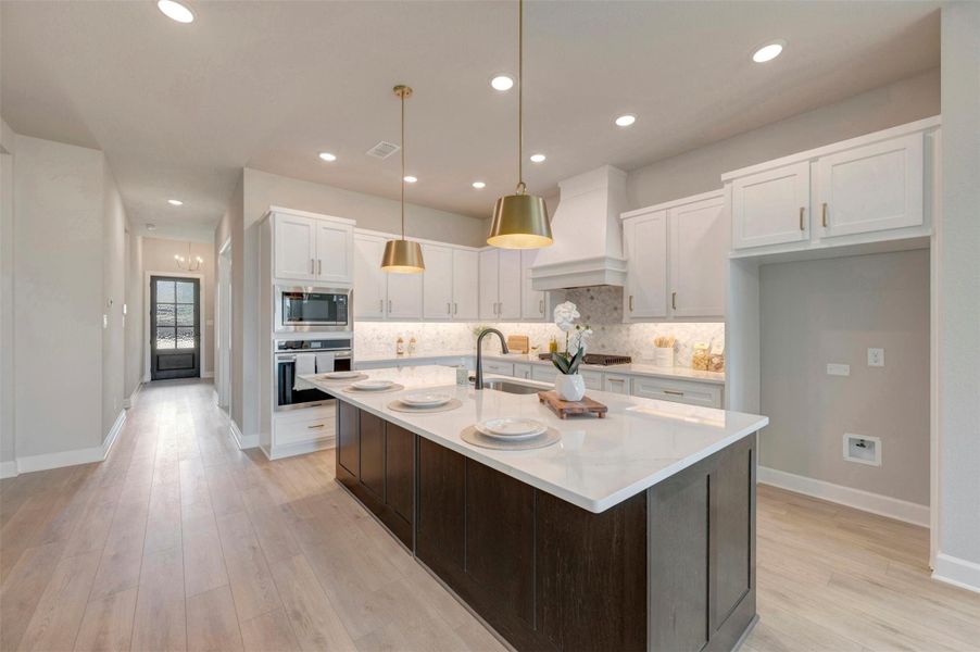 Furnished interior view inside a new home in Grange - Reserve Collection, Katy (Image 6).
