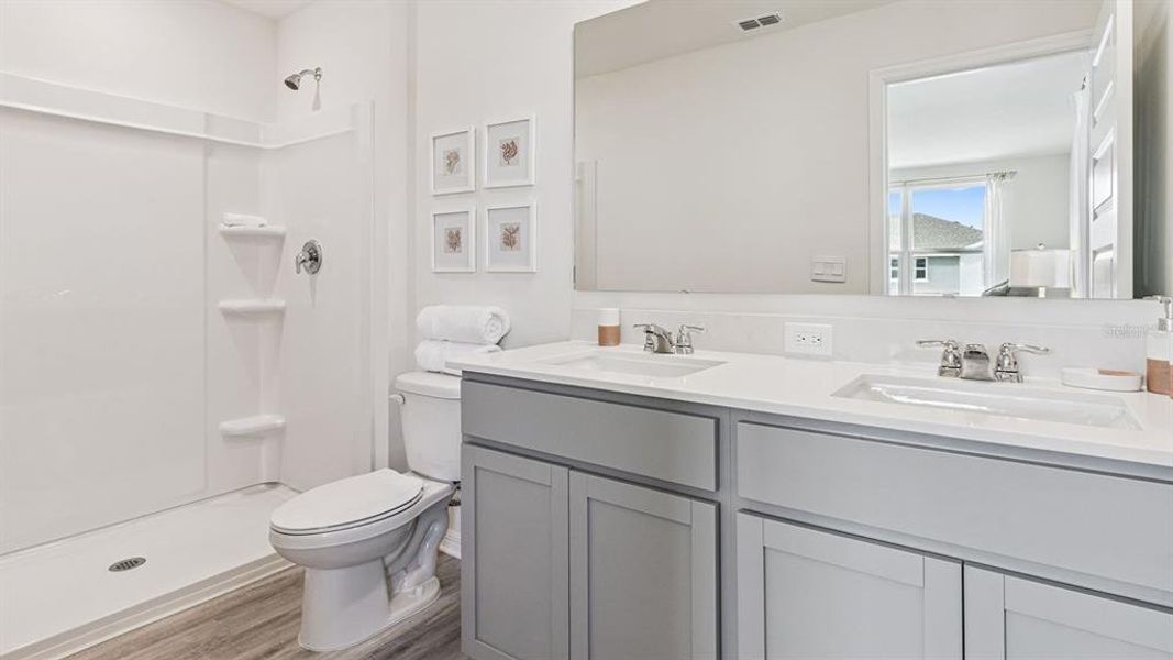 Furnished interior view inside a new home in , Haines City (Image 21).