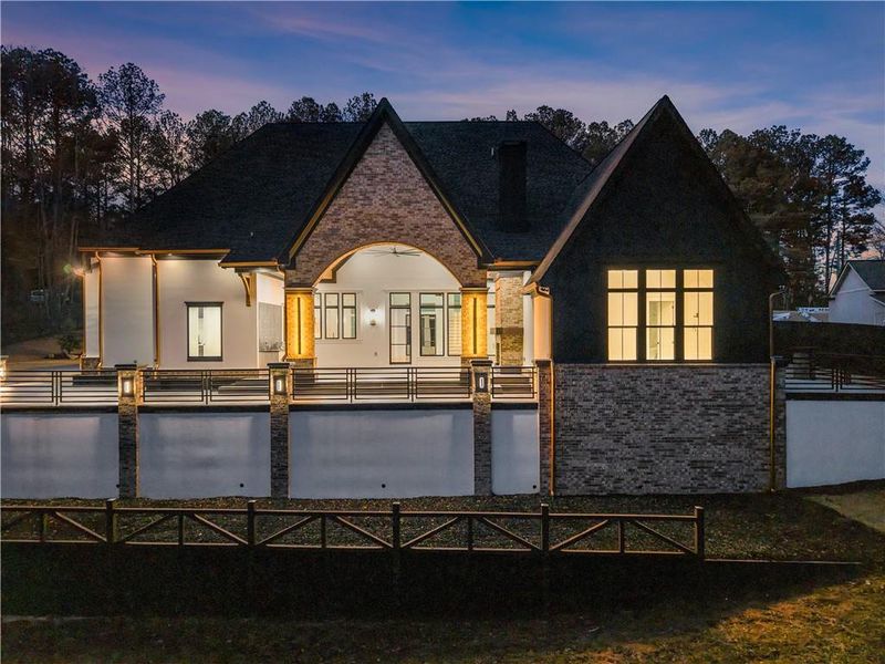 Front exterior of a new home in , Loganville, GA, highlighting curb appeal (Image 33). Front exterior of a new home in , Loganville, GA, highlighting curb appeal (Image 33).