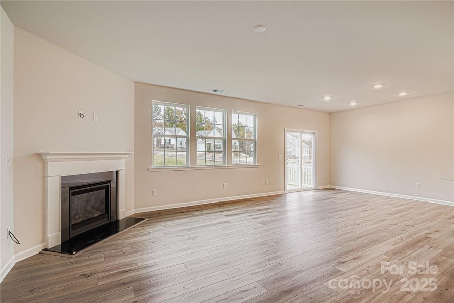 Spacious, unfurnished interior of a new home in Shannon Woods: Walk & Enclave, Maiden (Image 8).