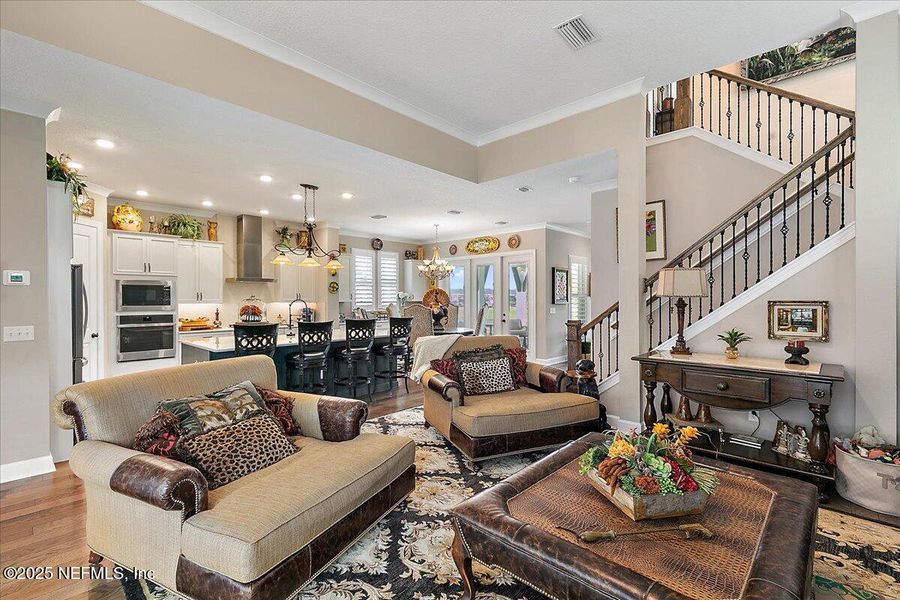 Furnished interior view inside a new home in , Jacksonville (Image 13).