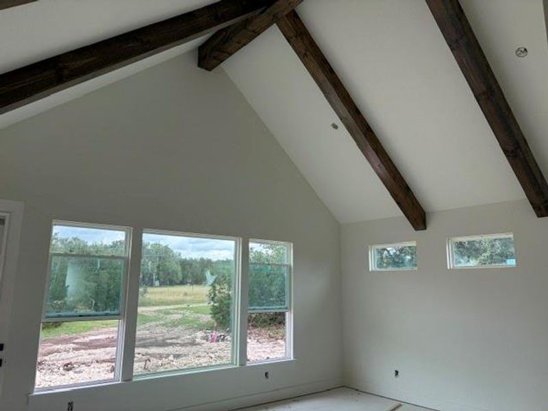 In-progress construction of a new home in Daniels Mountain, Georgetown, TX (Image 31).