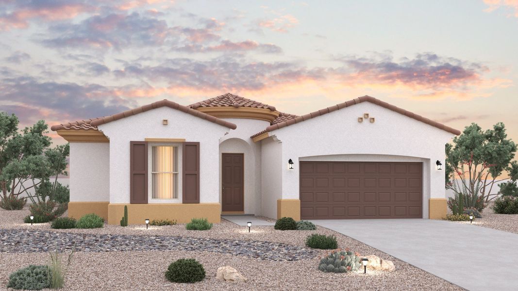 Elevation A – Spanish Colonial