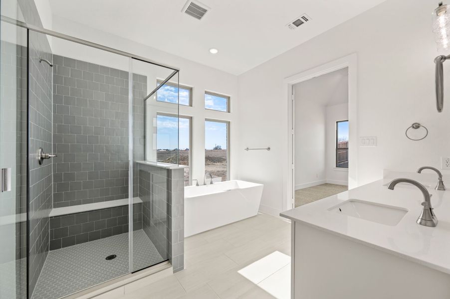 Furnished interior view inside a new home in Settlers Glen, New Fairview (Image 13). Furnished interior view inside a new home in Settlers Glen, New Fairview (Image 13).