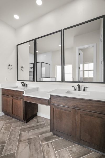 Furnished interior in a model home at Garden Park Unit 4 in El Paso (Image 9).