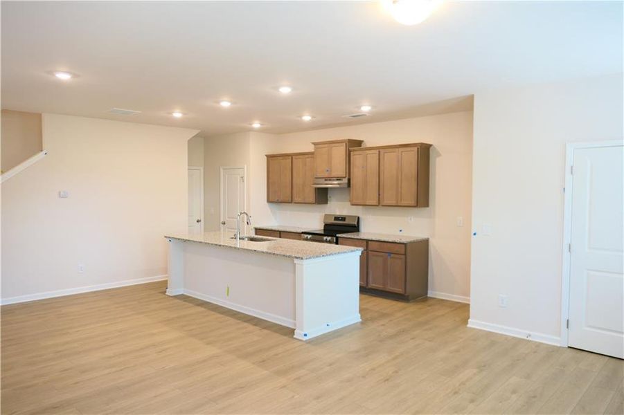 Furnished interior view inside a new home in Owen Preserve, Canton (Image 10).