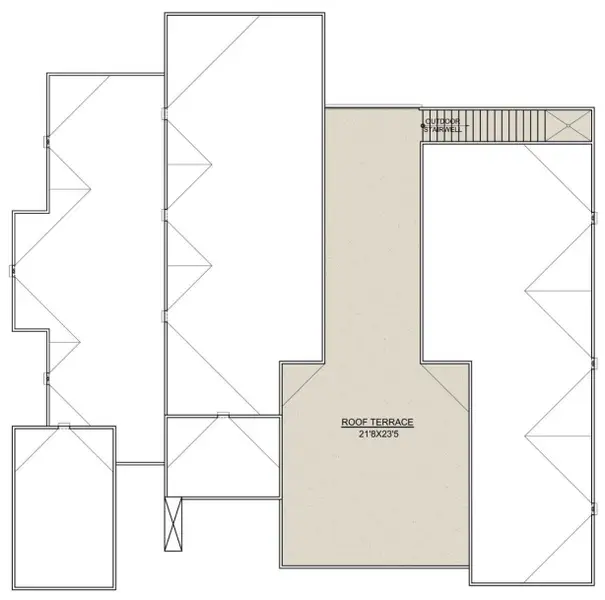 2D floor plan layout for the Domingo by Zeal Home Builders in Sunrise Point, Weatherford, TX (Image 4).