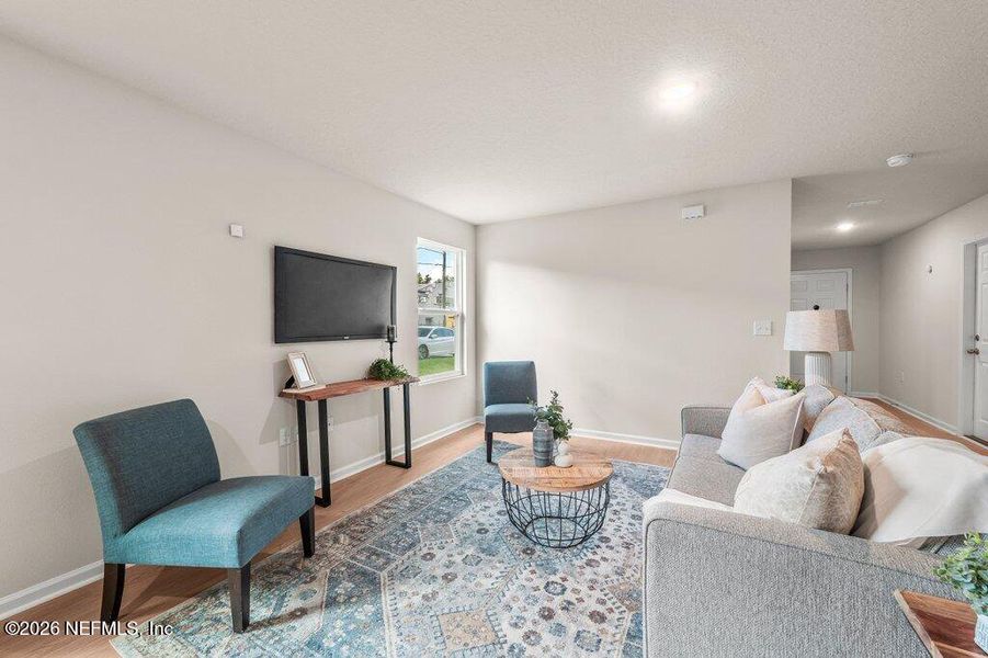Furnished interior view inside a new home in , Jacksonville (Image 10).
