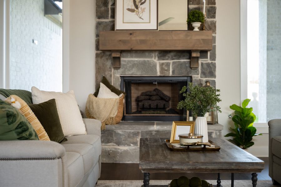 Furnished interior view inside a new home in Stella Ranch, Bryan (Image 8).