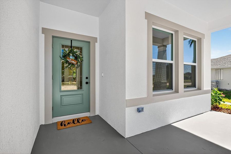 Exterior details and patio area of a home in , Vero Beach (Image 28).