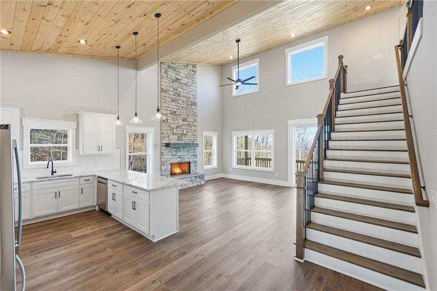 Furnished interior view inside a new home in , Ranger (Image 7).