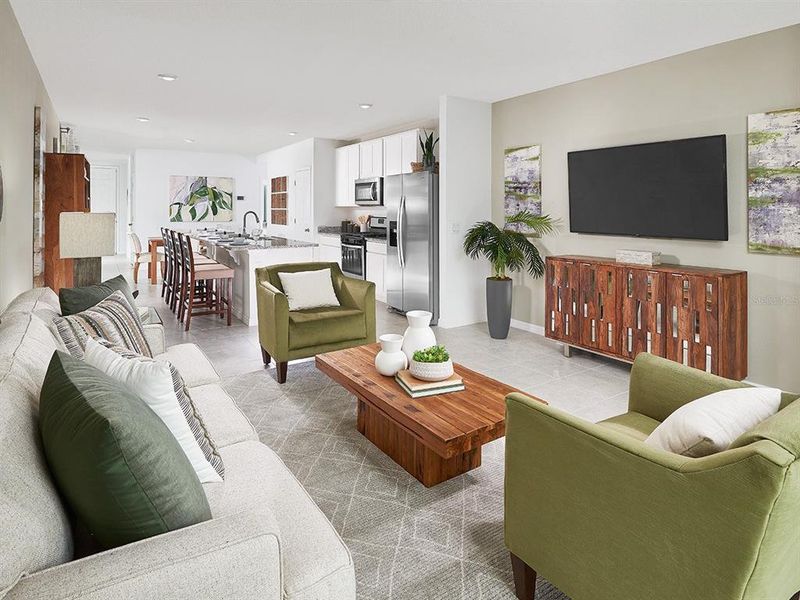 Furnished interior view inside a new home in , Palm Coast (Image 6).
