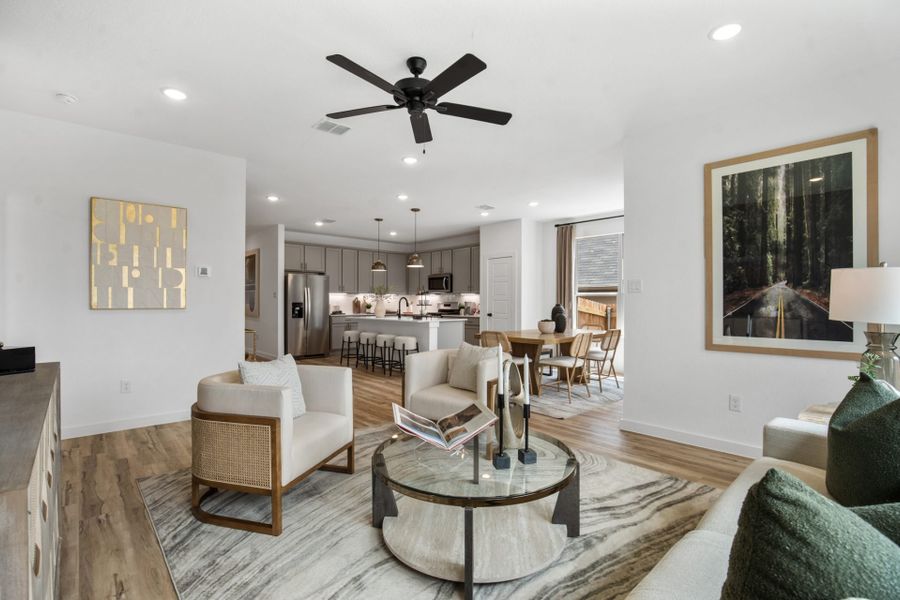 Representative furnished interior of a home built from the Cypress II Sunterra 50s by Brohn Homes in Sunterra, Katy (Image 19). Representative furnished interior of a home built from the Cypress II Sunterra 50s by Brohn Homes in Sunterra, Katy (Image 19).