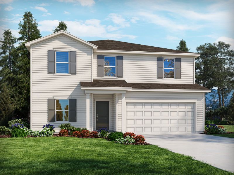 Representative exterior photo of a completed home built from the Chatham by Meritage Homes in Crestview - Legacy Series, Hermitage, TN (Image 2). Representative exterior photo of a completed home built from the Chatham by Meritage Homes in Crestview - Legacy Series, Hermitage, TN (Image 2).