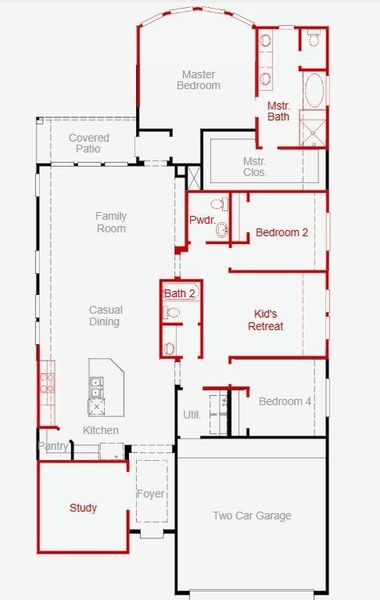 2D floor plan layout of this home in Valencia, Manvel, TX (Image 2). 2D floor plan layout of this home in Valencia, Manvel, TX (Image 2).