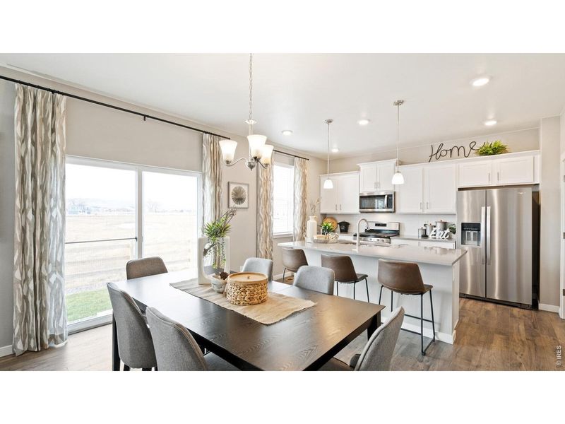 Furnished interior view inside a new home in Vantage, Berthoud (Image 19). Furnished interior view inside a new home in Vantage, Berthoud (Image 19).