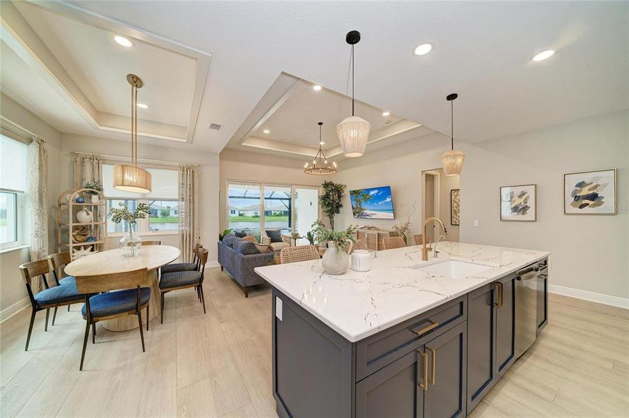 Furnished interior view inside a new home in , Sarasota (Image 6). Furnished interior view inside a new home in , Sarasota (Image 6).