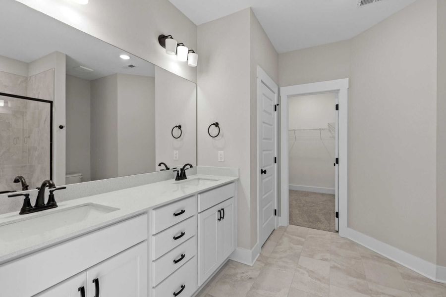 Furnished interior view inside a new home in The Paddock Courtyard, Bungalow, & Villa Homes, Gallatin (Image 5).