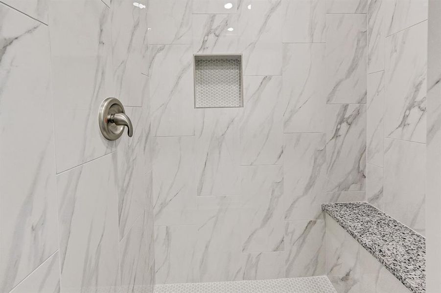 Check out the beautiful shower!