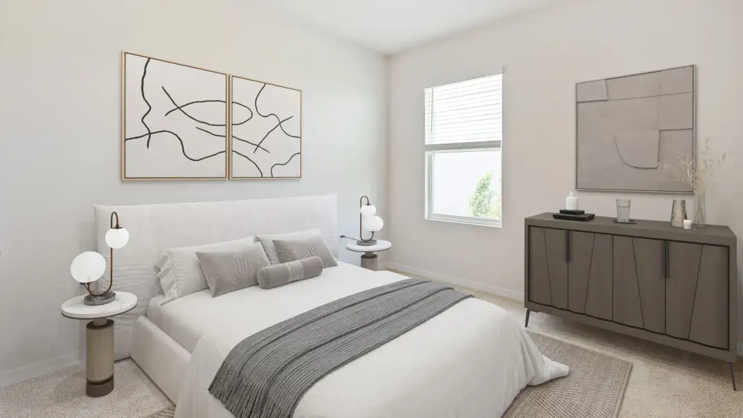 Furnished interior view inside a new home in Pinellas County Spot Lots, St. Petersburg (Image 9).