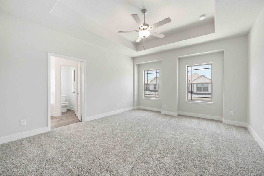 Patton Floorplan - Primary Bedroom