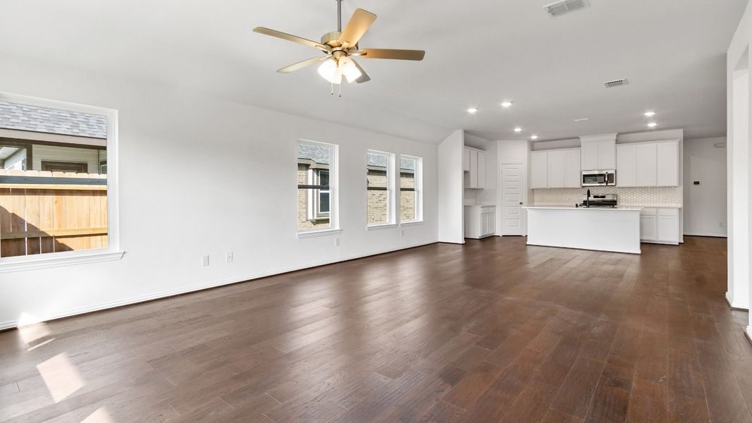 Representative furnished interior of a home built from the Fiji by Brightland Homes in Bridgeland Creekland Village, Cypress (Image 8).