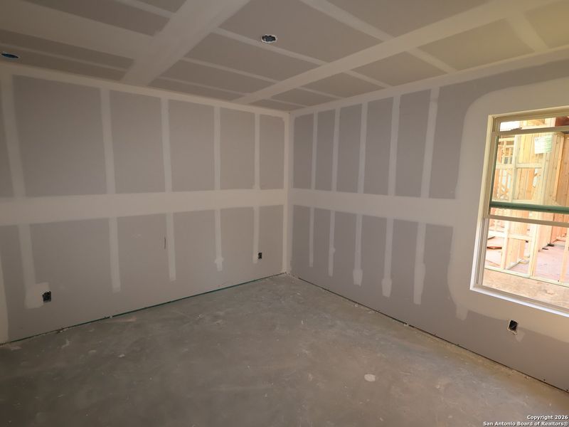 In-progress construction of a new home in Cinco Lakes, San Antonio, TX (Image 22).