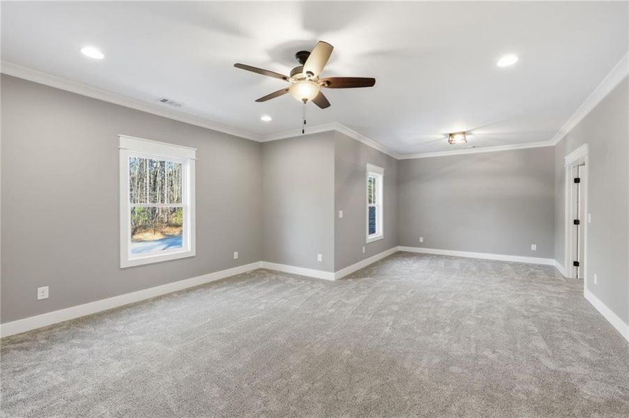 Spacious, unfurnished interior of a new home in , Buford (Image 38).