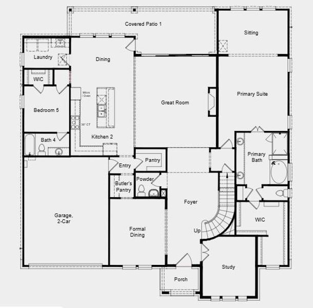 Additional Highlights Include: Covered upstairs balcony, covered patio, sliding door at great room, mud-set shower at bath 4, 8' interior doors at second floor, and drop-in tub at primary bath. Additional Highlights Include: Covered upstairs balcony, covered patio, sliding door at great room, mud-set shower at bath 4, 8' interior doors at second floor, and drop-in tub at primary bath.