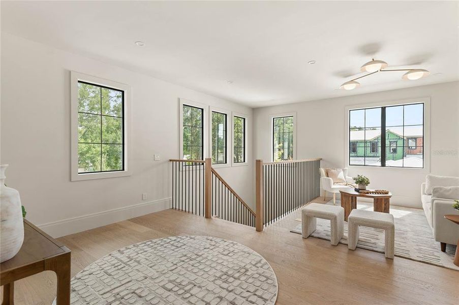 Furnished interior view inside a new home in , Orlando (Image 45).