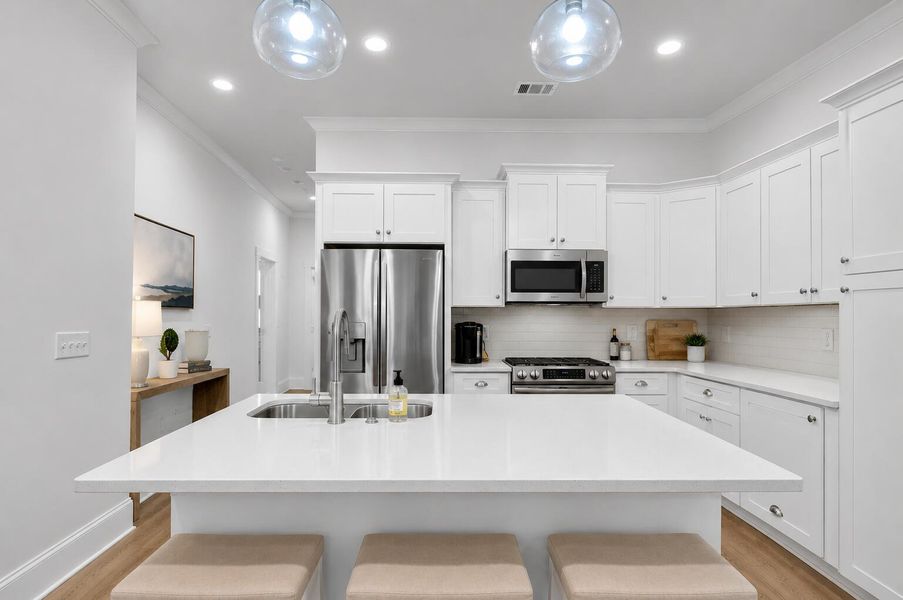 Furnished interior view inside a new home in , Johns Island (Image 12).