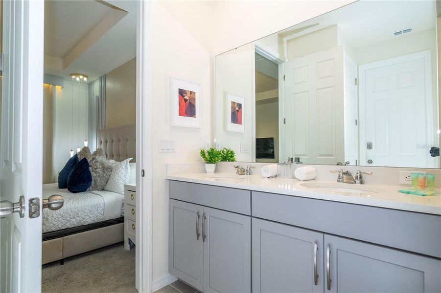 Furnished interior view inside a new home in Solara Resort, Kissimmee (Image 41).