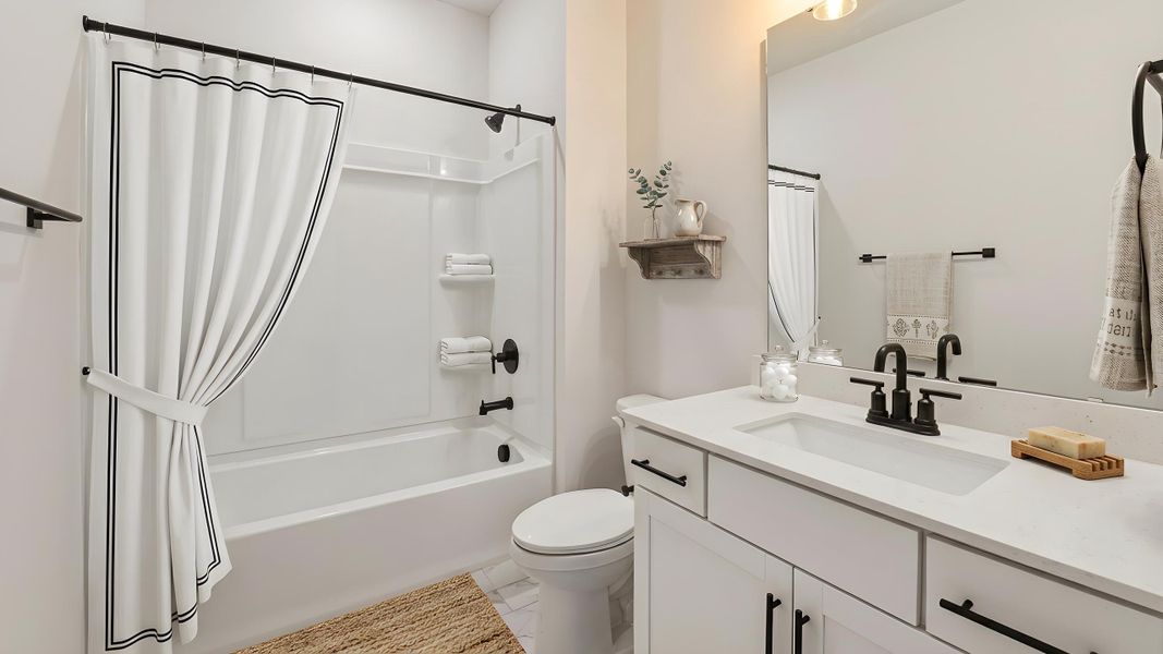 Furnished interior view inside a new home in Westport, York (Image 7).