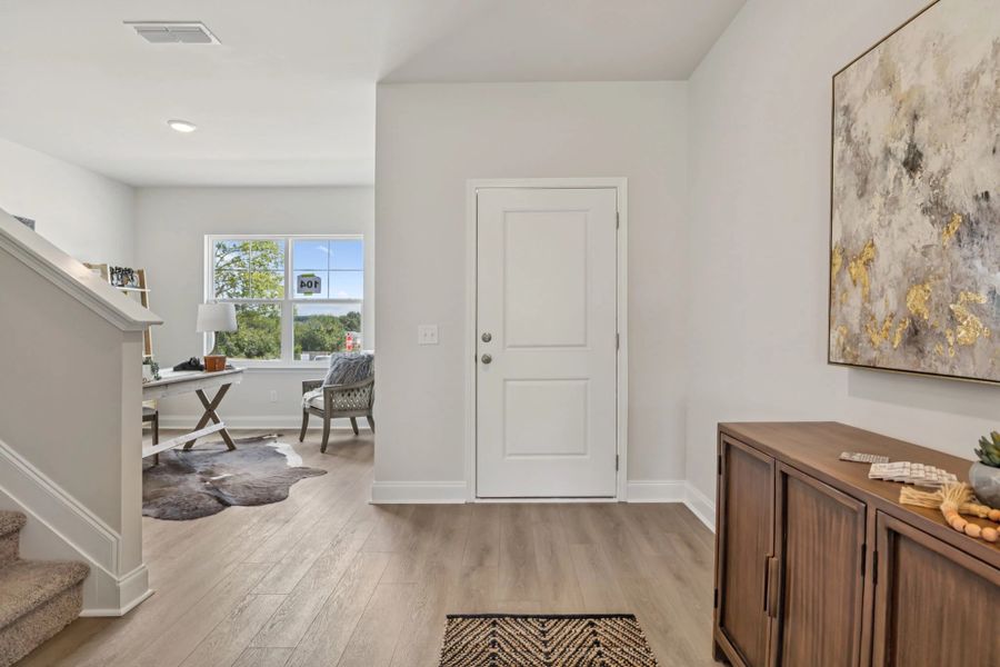 Representative furnished interior of a home built from the Bartlett by Ashton Woods in Cades Bluff, Lebanon (Image 5).
